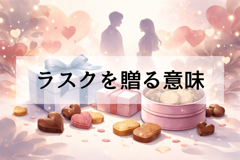 バレンタインにラスクを贈る意味は？本命・義理の違いと注意点