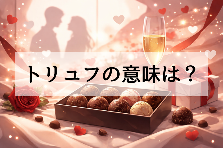 バレンタインの「トリュフ」の意味とは？本命・義理で変わる？由来も解説